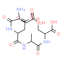 ChemSpider 2D Image | asp-asp-ala-ser | C14H22N4O10