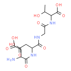 ChemSpider 2D Image | asp-asp-gly-thr | C14H22N4O10