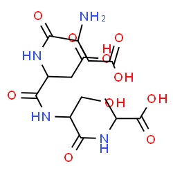 ChemSpider 2D Image | asp-asp-ser-ala | C14H22N4O10
