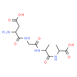 ChemSpider 2D Image | asp-gly-ala-ala | C12H20N4O7