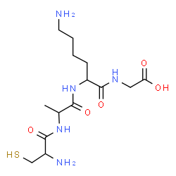 ChemSpider 2D Image | cys-ala-lys-gly | C14H27N5O5S