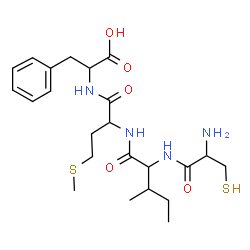 ChemSpider 2D Image | cys-ile-met-phe | C23H36N4O5S2