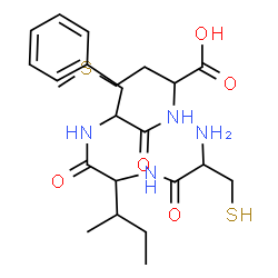 ChemSpider 2D Image | cys-ile-phe-met | C23H36N4O5S2