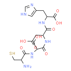 ChemSpider 2D Image | cys-ser-asp-his | C16H24N6O8S