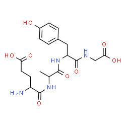 ChemSpider 2D Image | glu-ala-tyr-gly | C19H26N4O8