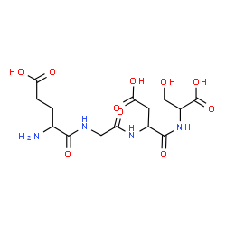 ChemSpider 2D Image | glu-gly-asp-ser | C14H22N4O10
