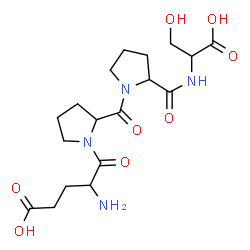 ChemSpider 2D Image | glu-pro-pro-ser | C18H28N4O8