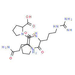 ChemSpider 2D Image | gln-arg-pro-pro | C21H36N8O6