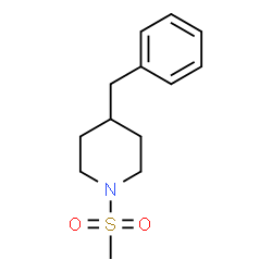 ChemSpider 2D Image | 4-Benzyl-1-(methylsulfonyl)piperidine | C13H19NO2S