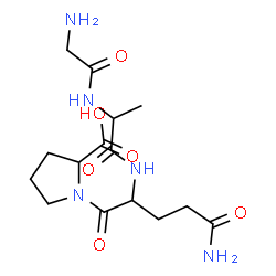 ChemSpider 2D Image | gly-ala-gln-pro | C15H25N5O6