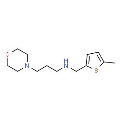 ChemSpider 2D Image | (5-Methyl-thiophen-2-ylmethyl)-(3-morpholin-4-yl-propyl)-amine | C13H22N2OS