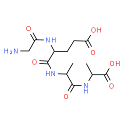ChemSpider 2D Image | gly-glu-ala-ala | C13H22N4O7