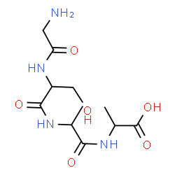 ChemSpider 2D Image | gly-ser-ala-ala | C11H20N4O6