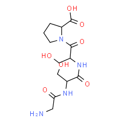 ChemSpider 2D Image | gly-ser-ser-pro | C13H22N4O7