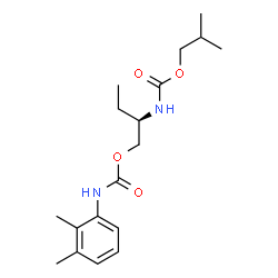 ChemSpider 2D Image | (2R)-2-[(Isobutoxycarbonyl)amino]butyl (2,3-dimethylphenyl)carbamate | C18H28N2O4