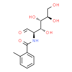 ChemSpider 2D Image | 2-Deoxy-2-[(2-methylbenzoyl)amino]-D-glucose | C14H19NO6
