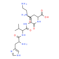 ChemSpider 2D Image | his-val-lys-asn | C21H36N8O6