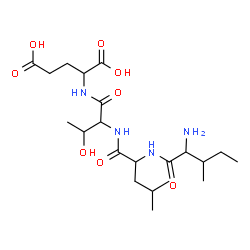 ChemSpider 2D Image | ile-leu-thr-glu | C21H38N4O8