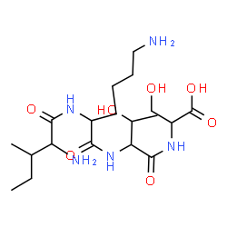 ChemSpider 2D Image | ile-lys-thr-ser | C19H37N5O7