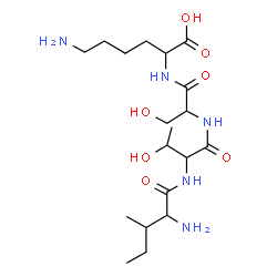 ChemSpider 2D Image | ile-thr-ser-lys | C19H37N5O7