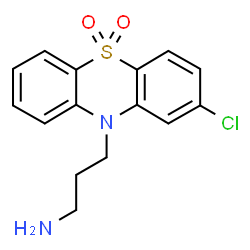 ChemSpider 2D Image | 2-chloro-10h-phenothiazine-10-propanamine 5,5-dioxide | C15H15ClN2O2S