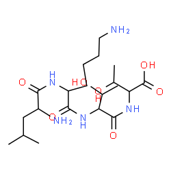 ChemSpider 2D Image | leu-lys-thr-thr | C20H39N5O7