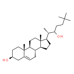 ChemSpider 2D Image | (3beta)-25-Methylcholest-5-ene-3,22-diol | C28H48O2