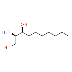 ChemSpider 2D Image | (2R,3S)-2-Amino-1,3-decanediol | C10H23NO2