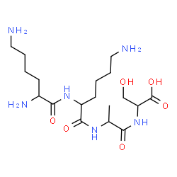 ChemSpider 2D Image | lys-lys-ala-ser | C18H36N6O6