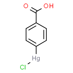 ChemSpider 2D Image | 4-Chloromercuribenzoic acid | C7H5ClHgO2
