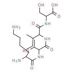 ChemSpider 2D Image | lys-thr-ile-ser | C19H37N5O7