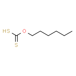 ChemSpider 2D Image | O-Hexyl hydrogen carbonodithioate | C7H14OS2