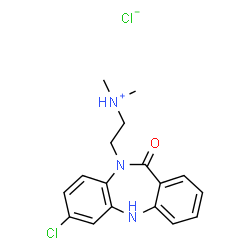 ChemSpider 2D Image | Clobenzepam hydrochloride | C17H19Cl2N3O