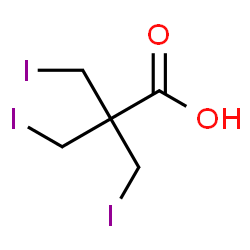 ChemSpider 2D Image | 3-Iodo-2,2-bis(iodomethyl)propanoic acid | C5H7I3O2