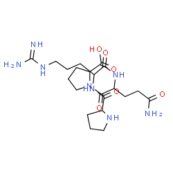 ChemSpider 2D Image | pro-arg-gln-pro | C21H36N8O6