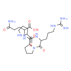 ChemSpider 2D Image | pro-arg-pro-gln | C21H36N8O6