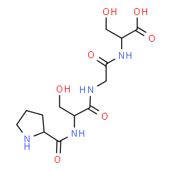 ChemSpider 2D Image | pro-ser-gly-ser | C13H22N4O7