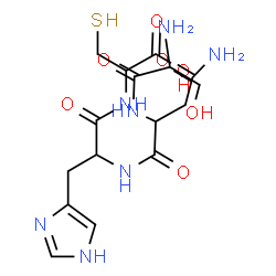 ChemSpider 2D Image | ser-asn-his-cys | C16H25N7O7S
