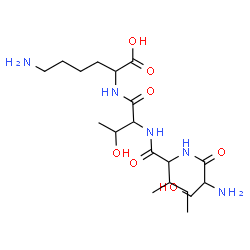 ChemSpider 2D Image | ser-ile-thr-lys | C19H37N5O7