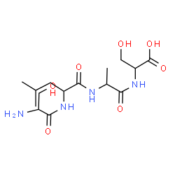 ChemSpider 2D Image | ser-leu-ala-ser | C15H28N4O7