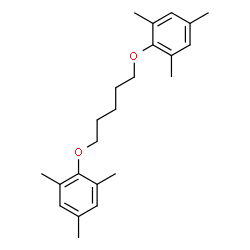 ChemSpider 2D Image | 1,1'-[1,5-Pentanediylbis(oxy)]bis(2,4,6-trimethylbenzene) | C23H32O2