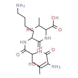 ChemSpider 2D Image | ser-leu-lys-thr | C19H37N5O7