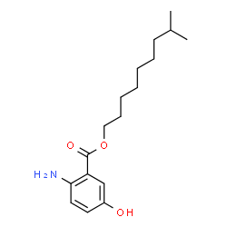 ChemSpider 2D Image | 8-Methylnonyl 2-amino-5-hydroxybenzoate | C17H27NO3