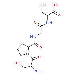 ChemSpider 2D Image | ser-pro-gly-ser | C13H22N4O7