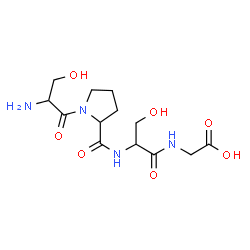 ChemSpider 2D Image | ser-pro-ser-gly | C13H22N4O7