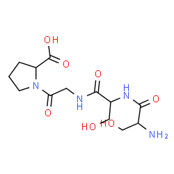 ChemSpider 2D Image | ser-ser-gly-pro | C13H22N4O7