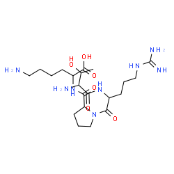 ChemSpider 2D Image | thr-arg-pro-lys | C21H40N8O6