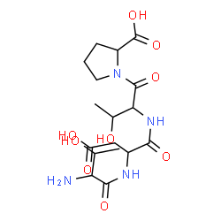 ChemSpider 2D Image | thr-asp-thr-pro | C17H28N4O9
