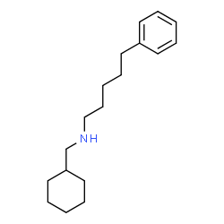 ChemSpider 2D Image | N-(Cyclohexylmethyl)-5-phenyl-1-pentanamine | C18H29N