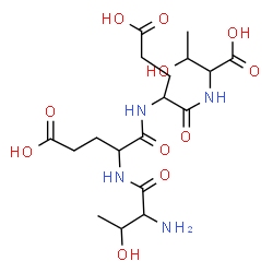 ChemSpider 2D Image | thr-glu-glu-thr | C18H30N4O11
